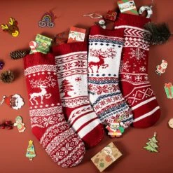 15" Knit Christmas Stockings, 4 Pack 18 15" Knit Christmas Stockings, 4 Pack -Xmas Supplies Shop A1fmY2XgifL. AC SL1500