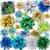 42Pcs Christmas Gift Bow Assortment, Gold Silver Green Teal And Babyblue 1 42Pcs Christmas Gift Bow Assortment, Gold Silver Green Teal And Babyblue -Xmas Supplies Shop A1pHShU7FKL. AC SL1500