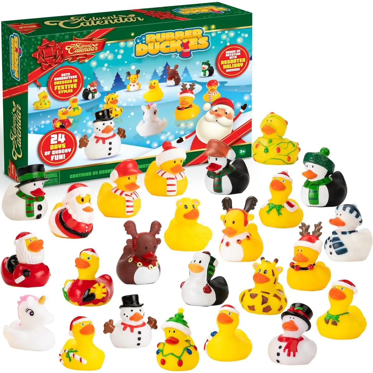 Christmas Themed Rubber Ducks Advent Calendar 2 Christmas Themed Rubber Ducks Advent Calendar