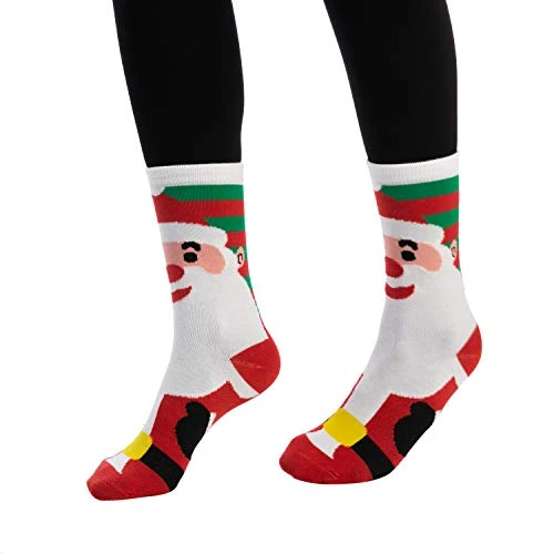 Soft Cotton Christmas Socks Set, 12 Pack 8 Soft Cotton Christmas Socks Set, 12 Pack - Image 6