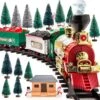 Christmas Electric Train Set With Elf Handcar -Xmas Supplies Shop ChristmasElectricTrainSetwithElfHandcar 2