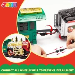 Christmas Electric Train Set With Elf Handcar 14 Christmas Electric Train Set With Elf Handcar -Xmas Supplies Shop ChristmasElectricTrainSetwithElfHandcar 6