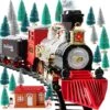 Christmas Electric Train Set With Miniatures(Medium) -Xmas Supplies Shop ChristmasElectricTrainSetwithMiniatures Medium 2