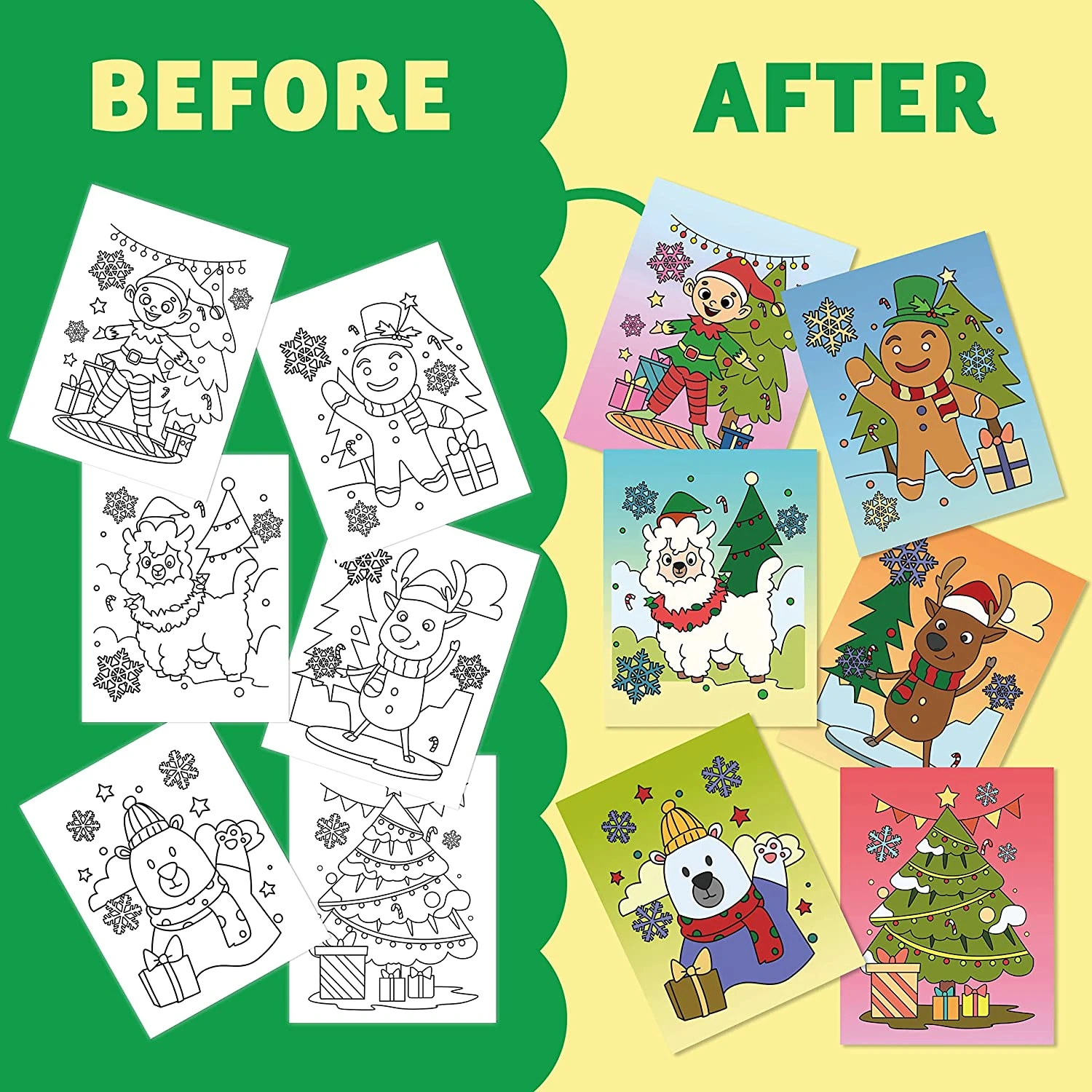 Christmas Mini Coloring Booklets, 48 Pack 5 Christmas Mini Coloring Booklets, 48 Pack - Image 3