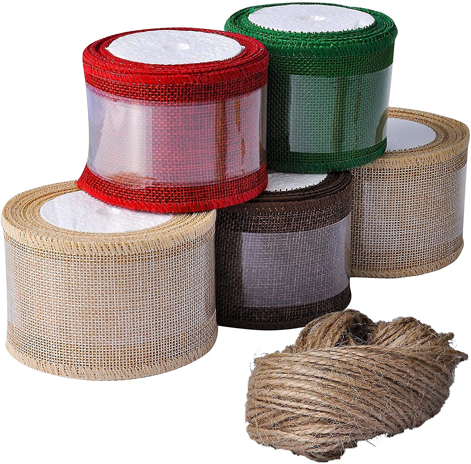 Christmas Gift Wrap Burlap Ribbon 3 Christmas Gift Wrap Burlap Ribbon