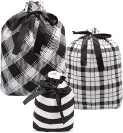 Christmas Fabric Gift Bags In Black Elegant Color 10 Christmas Fabric Gift Bags In Black Elegant Color -Xmas Supplies Shop b3 4befed86 20ba 45bc aa9c fb007407eccc