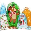 Christmas Drawstring Goodie Gift Bags, 36 Pcs -Xmas Supplies Shop e