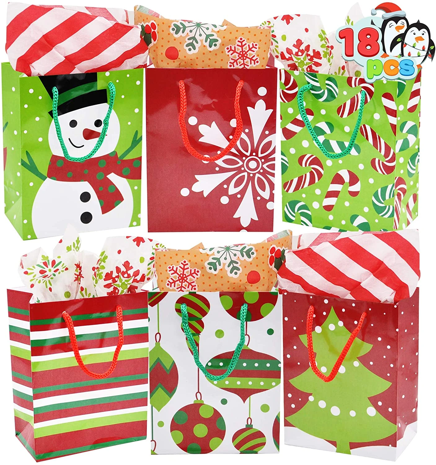 Small Christmas Holiday Bags 3 Small Christmas Holiday Bags - Image 2