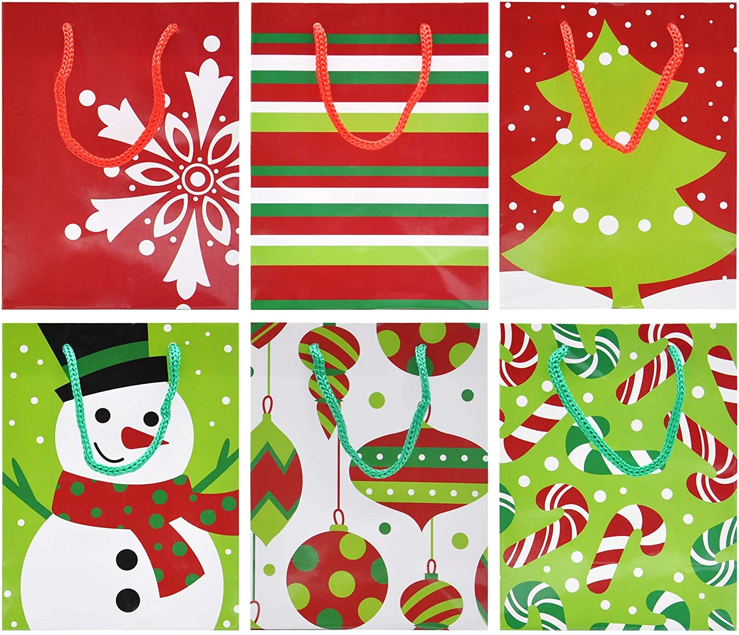 Small Christmas Holiday Bags 6 Small Christmas Holiday Bags - Image 5