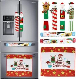Christmas Kitchen Appliance Handle Covers For Kitchen