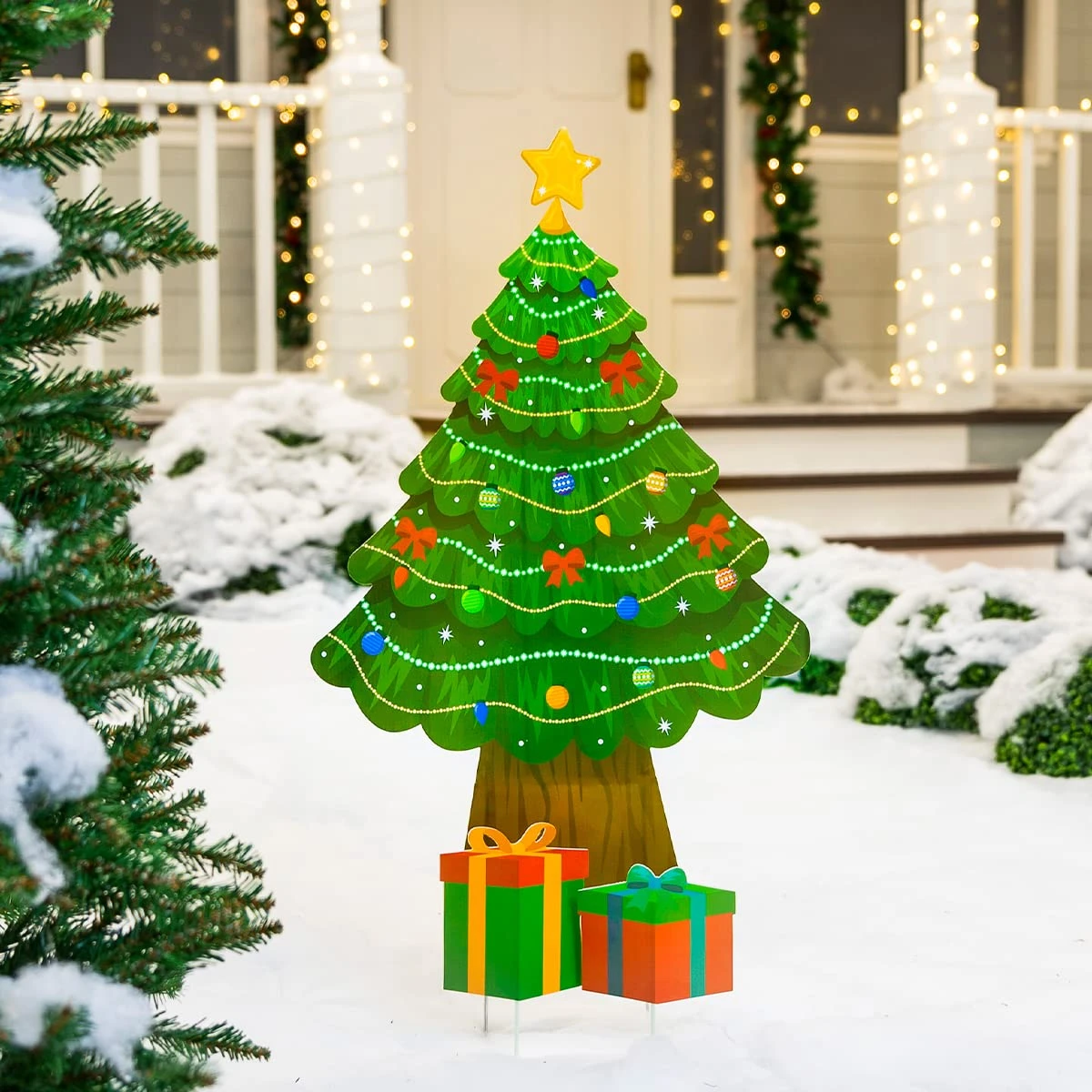 Christmas Tree Yard Sign 3 Christmas Tree Yard Sign