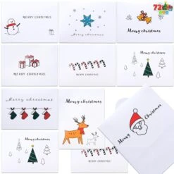 Merry Christmas Greeting Cards, 72 Pcs -Xmas Supplies Shop image 1 19de0693 4aa1 4af9 9ade 540f8fc76836