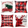 4 Pcs Christmas Farmhouse Buffalo Plaid Pillow Covers 2 4 Pcs Christmas Farmhouse Buffalo Plaid Pillow Covers -Xmas Supplies Shop image 1 203f34fa c8cf 43f1 b802 ef3daae23083