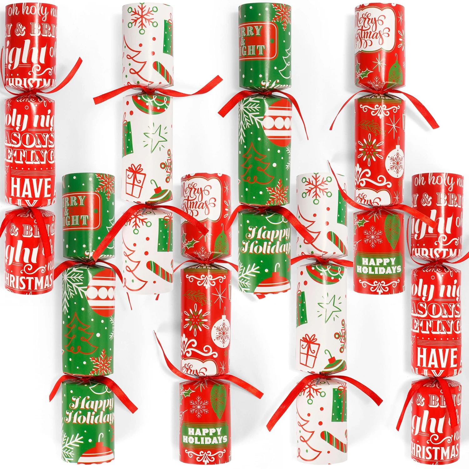 Christmas Party Table Favors (Colorful), 8 Pack 3 Christmas Party Table Favors (Colorful), 8 Pack