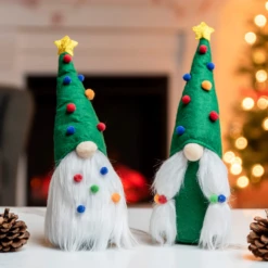 Christmas Tree Couple Gnome