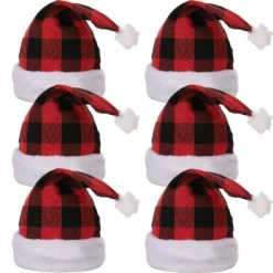 Plaid Christmas Hats, 6 Pack 15 Plaid Christmas Hats, 6 Pack -Xmas Supplies Shop image 1 476f37fb 7dd0 4f56 8132 7920fc9c8830