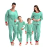 Men Christmas Green Stripe Family Matching Pajama 2 Men Christmas Green Stripe Family Matching Pajama -Xmas Supplies Shop image 1 6004196b e0a7 4752 84cf 291c7c829963