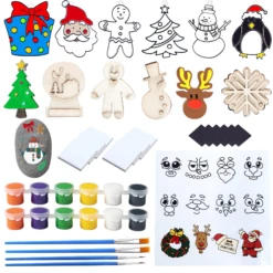 Christmas Theme Craft Kit, 51 Pcs