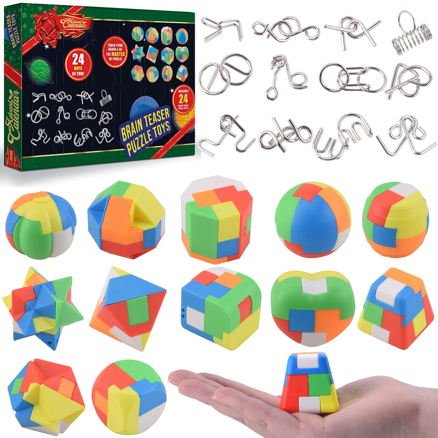 Brain Teaser Puzzle Toys Christmas Advent Calendar For Kids 3 Brain Teaser Puzzle Toys Christmas Advent Calendar For Kids