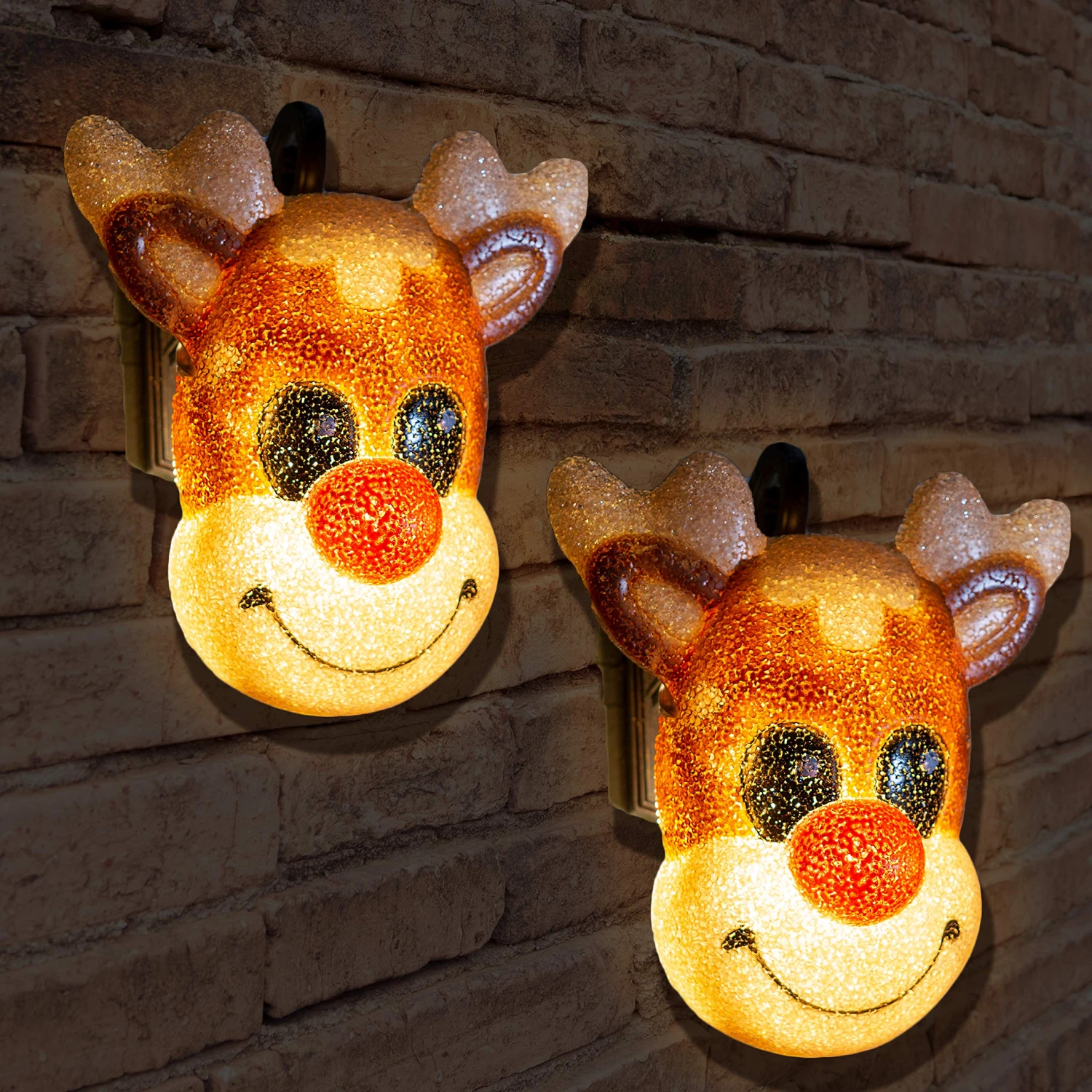 2 Pack Christmas Reindeer Porch Light Cover 3 2 Pack Christmas Reindeer Porch Light Cover