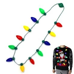 Jumbo Christmas Bulb Necklace