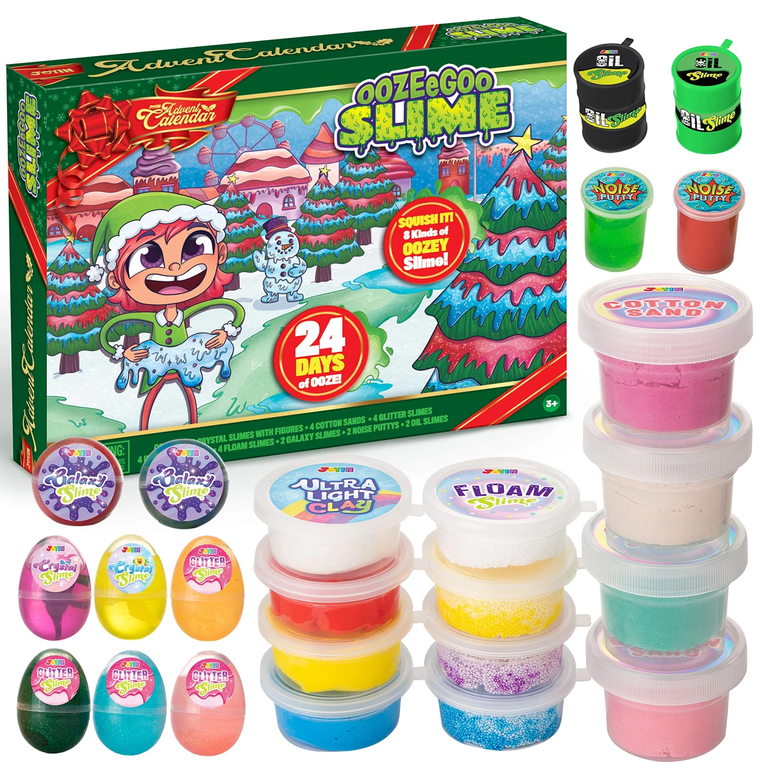 Christmas Advent Calendar With 24 Slimes 3 Christmas Advent Calendar With 24 Slimes