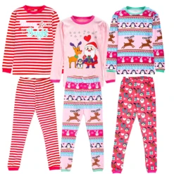 Girls Christmas Pajama Set