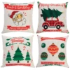 Christmas Farmhouse Pillow Cover, 4 Pcs 1 Christmas Farmhouse Pillow Cover, 4 Pcs -Xmas Supplies Shop image 1 fcd27b2b 2497 4ba4 9445 3f2f43228ab8