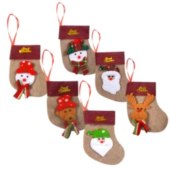 6.25" Burlap Mini Christmas Stockings, 12 Pack 8 6.25" Burlap Mini Christmas Stockings, 12 Pack -Xmas Supplies Shop image 2 060ff9b6 b49d 46eb ad44 5f585aedcdb0