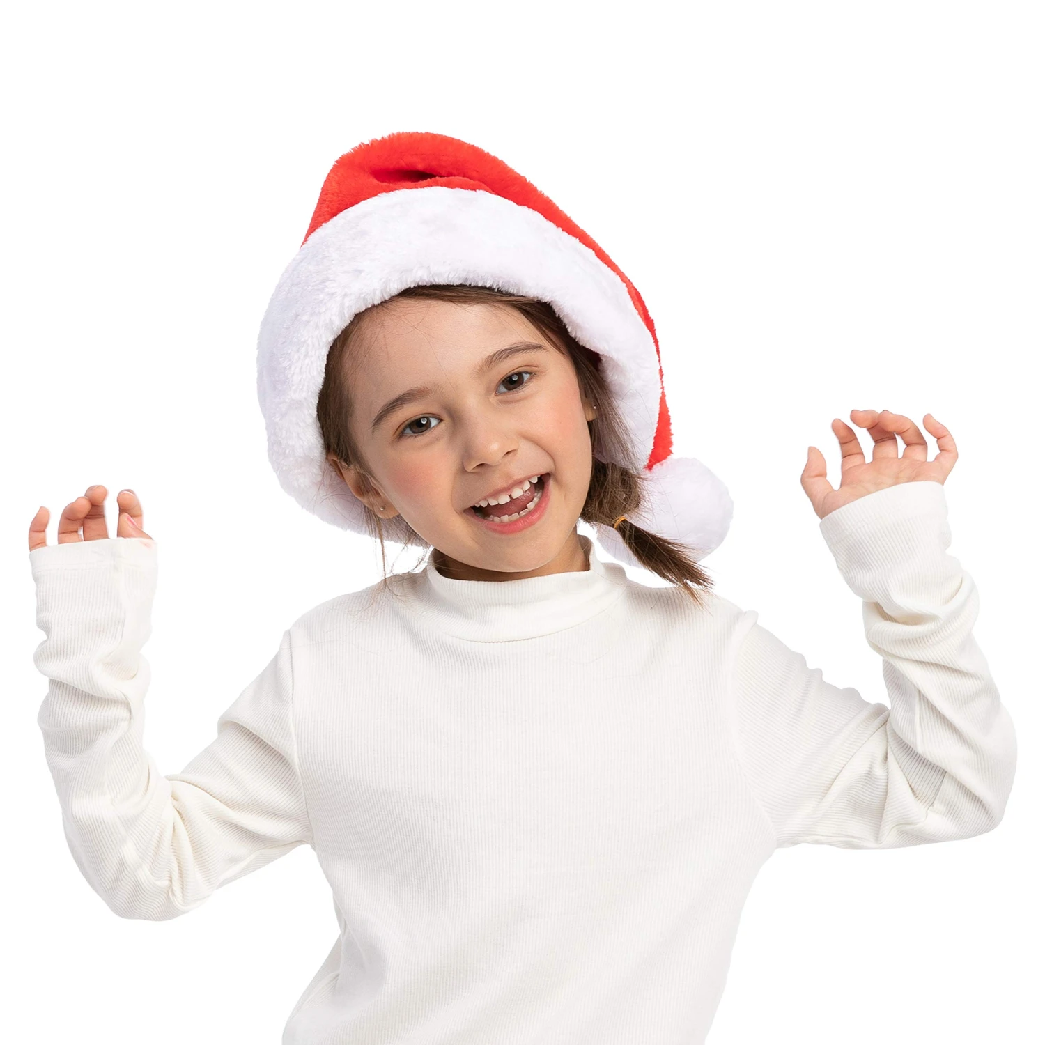 8 Pcs Premium Christmas Santa Hats 4 8 Pcs Premium Christmas Santa Hats - Image 2