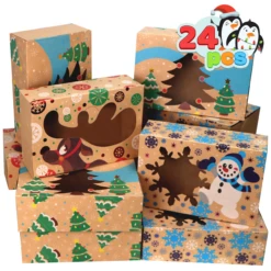 24 Christmas Bakery Treat Boxes -Xmas Supplies Shop image 2 12072567 93fb 4e8d 8c20 cd7da9e8d313