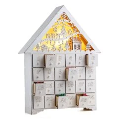Christmas Pre-lit Wooden House Advent Calendar With Drawers 10 Christmas Pre-lit Wooden House Advent Calendar With Drawers -Xmas Supplies Shop image 2 1c828451 2175 49fb b63d 6c3e40bb52da