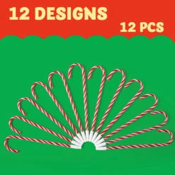 12Pcs Christmas Candy Cane Ball Point Pens -Xmas Supplies Shop image 2 1d226cd7 851f 4b95 a46e 1743ff732f2a