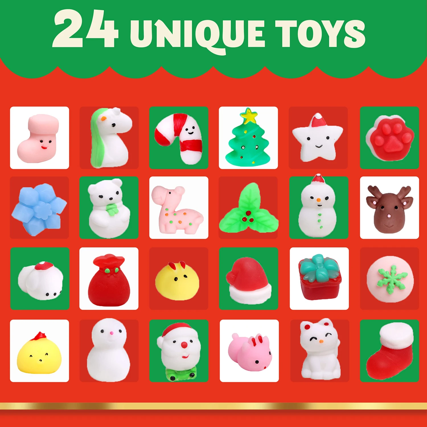2023 Christmas Advent Calendar With Mochi Toys 4 2023 Christmas Advent Calendar With Mochi Toys - Image 2