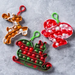 Christmas 5'' Toy With 3 Designs, 6 Pcs