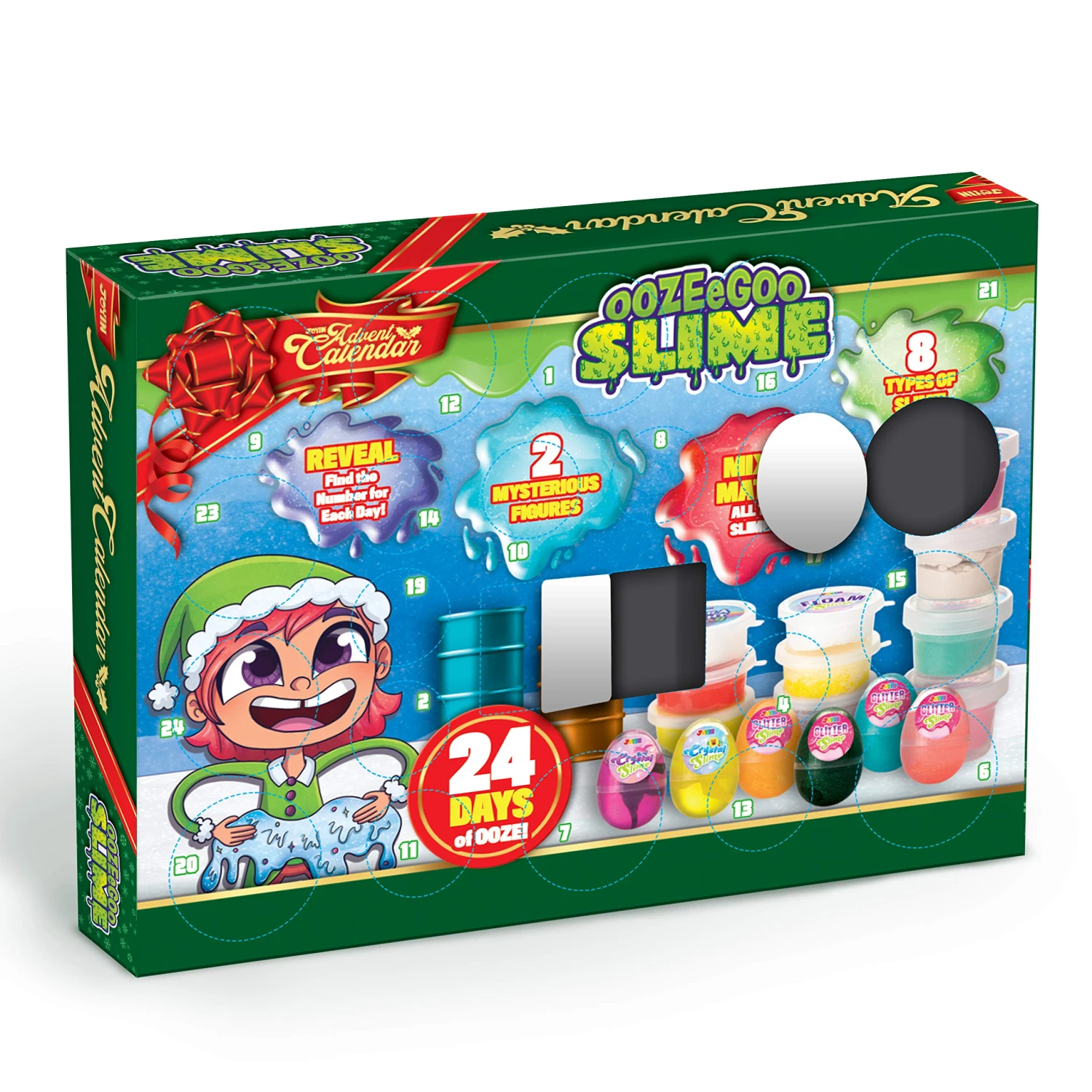 Christmas Advent Calendar With 24 Slimes 4 Christmas Advent Calendar With 24 Slimes - Image 2