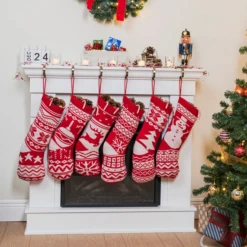 Knit Christmas Stockings, 6 Pack -Xmas Supplies Shop image 2 7ab6a6bb f66e 4ad2 9c2a 5eb1273e0f13