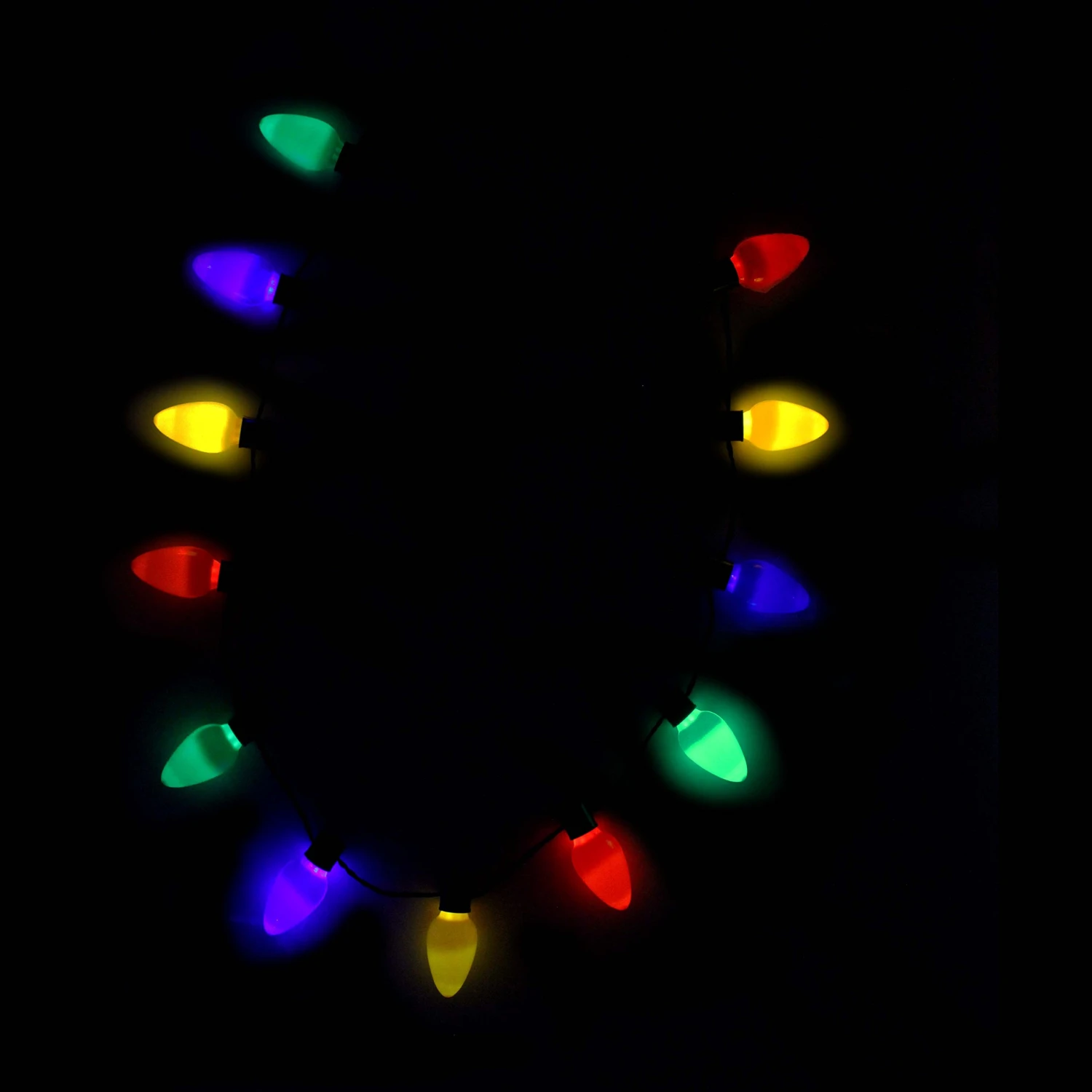 Christmas Sweaters LED Light Up Necklace, 3 Pack 4 Christmas Sweaters LED Light Up Necklace, 3 Pack - Image 2