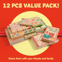 Christmas Foil Kraft Gift Boxes With 3 Sizes, 12 Pcs 12 Christmas Foil Kraft Gift Boxes With 3 Sizes, 12 Pcs -Xmas Supplies Shop image 2 eb03bd48 e54a 481c 8c4a 85e0da8dd53d