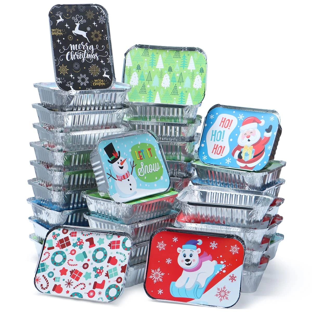 Christmas Cookie Tins With Lids, 36 Pcs 3 Christmas Cookie Tins With Lids, 36 Pcs