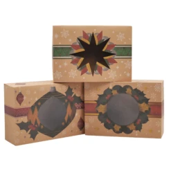 Kraft Christmas Cookie Boxes With Window, 24 Pcs 11 Kraft Christmas Cookie Boxes With Window, 24 Pcs -Xmas Supplies Shop image 3 1632a325 21f2 4c6b aef9 a23ebadc7058