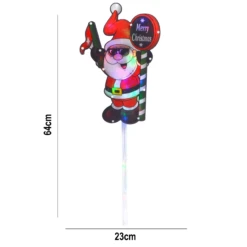 25in Tall Christmas Lighted Santa With Merry Christmas Sign 11 25in Tall Christmas Lighted Santa With Merry Christmas Sign -Xmas Supplies Shop image 3 3128b84c a840 4872 9891 918a55f1097c