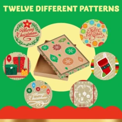 Christmas Foil Kraft Gift Boxes With 3 Sizes, 12 Pcs 13 Christmas Foil Kraft Gift Boxes With 3 Sizes, 12 Pcs -Xmas Supplies Shop image 3 3b354678 0164 4763 b5dd ce16fec5e8e8