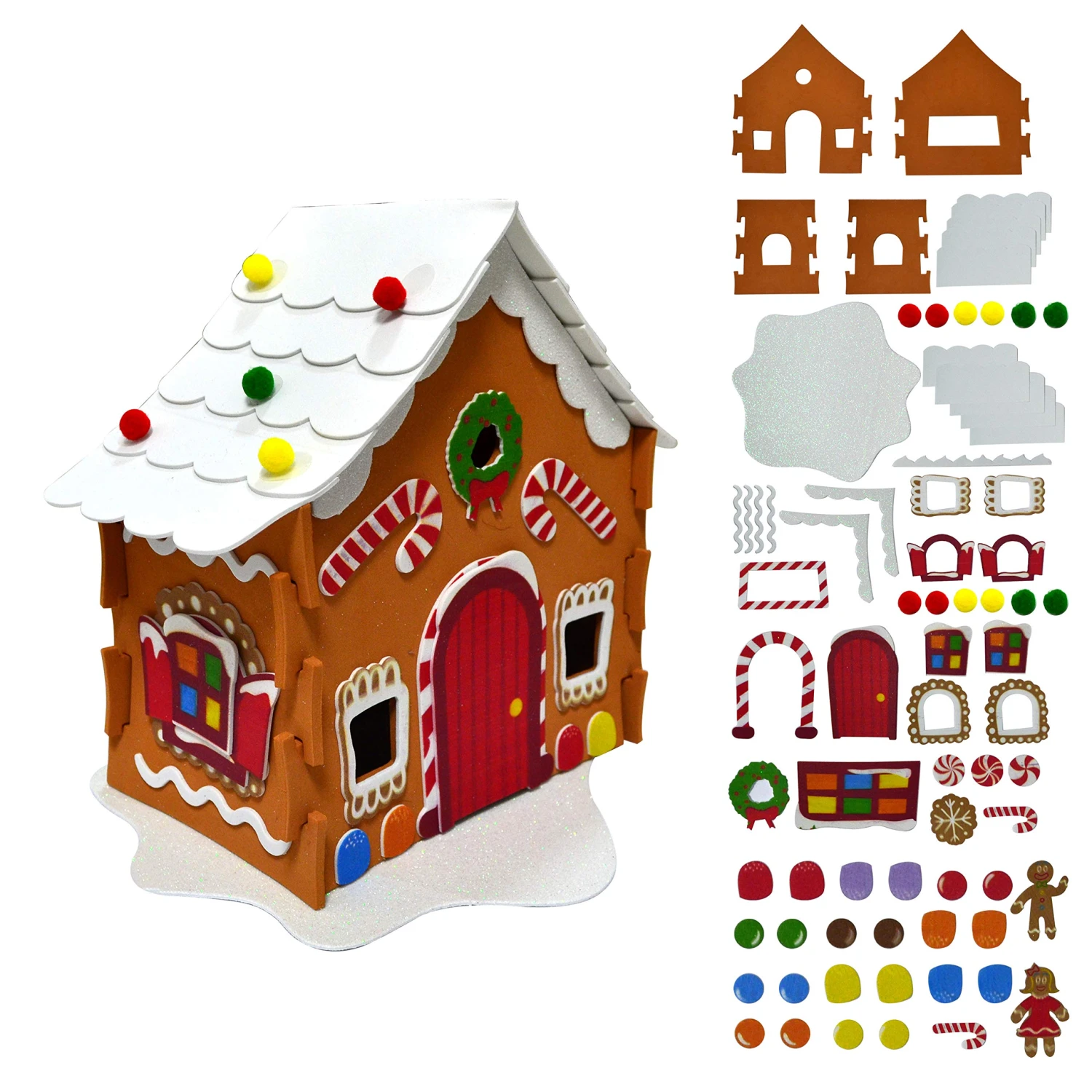 Christmas Art And Craft Kit DIY 3D Set 4 Christmas Art And Craft Kit DIY 3D Set - Image 3