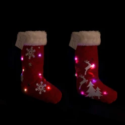 Light Up Christmas Stockings 10 Light Up Christmas Stockings -Xmas Supplies Shop image 3 4167d54e 2eb6 40bb afbb c09f8b51894c