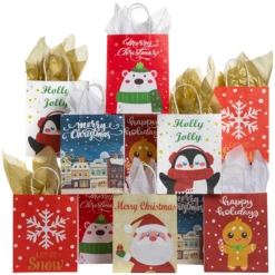 Christmas Paper Gift Bags, 24 Pcs -Xmas Supplies Shop image 3 4981f269 ecbb 4d86 980c 9c428bc8623c