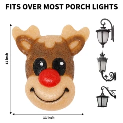 2 Pack Christmas Reindeer Porch Light Cover 11 2 Pack Christmas Reindeer Porch Light Cover -Xmas Supplies Shop image 3 6c06163d 4e90 4b39 b8e4 69cfa1012a4a