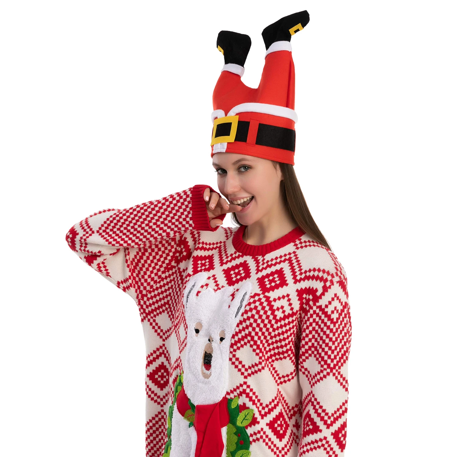3 Piece Christmas Santa Pants Hats 5 3 Piece Christmas Santa Pants Hats - Image 3