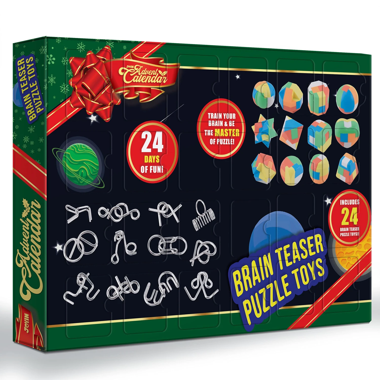 Brain Teaser Puzzle Toys Christmas Advent Calendar For Kids 5 Brain Teaser Puzzle Toys Christmas Advent Calendar For Kids - Image 3