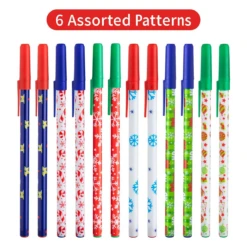 Christmas Stick Pens, 24 Pcs -Xmas Supplies Shop image 3 86eda52d 662c 4f6b aeae 6fe1745a312e